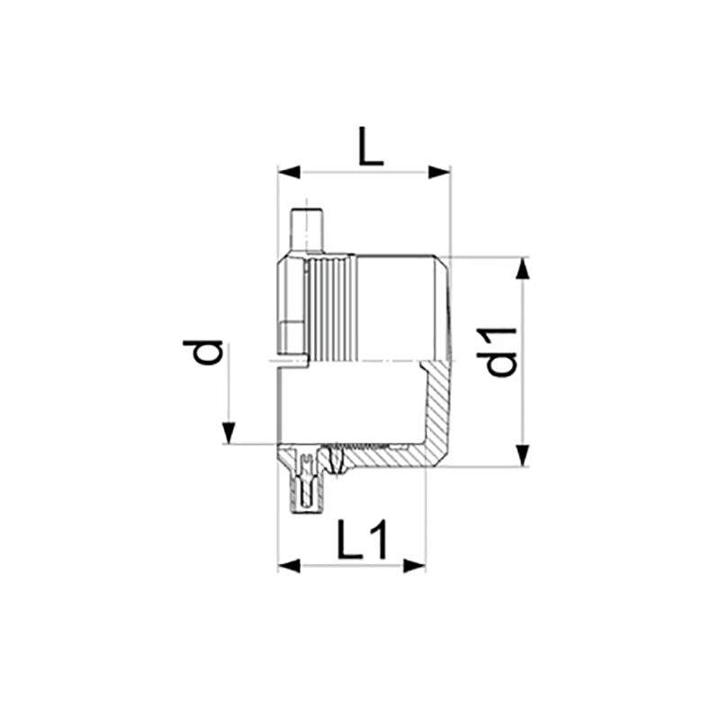 Заглушка электросварная d20-d63 SDR11 со встроенными фиксаторами
